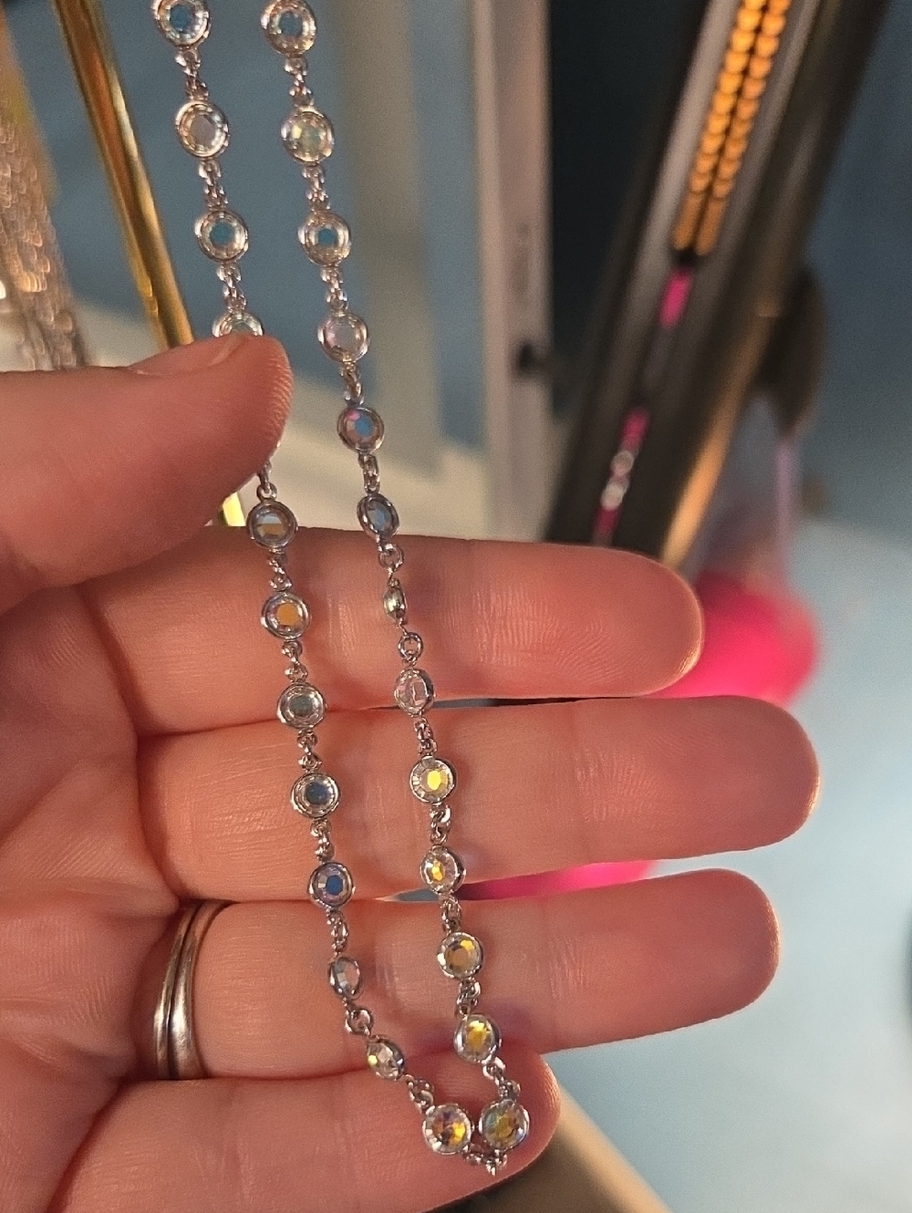 Touchstone Crystal Mini Chanelle Aurore Borealis
